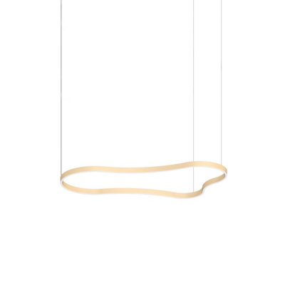 Ideal Lux Waves 155Cm Integrated Led Pendant Ceiling Light Gold 3000K from B&Q