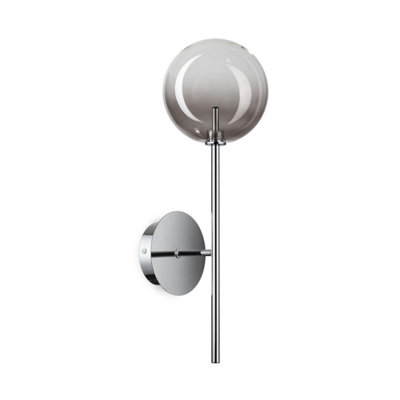Ideal Lux Equinoxe Wall Lamp Smoke Grey from B&Q