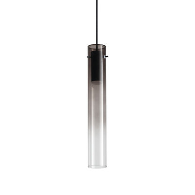 Ideal Lux Flam Led Slim Pendant Ceiling Light Smoke Grey 3000K from B&Q