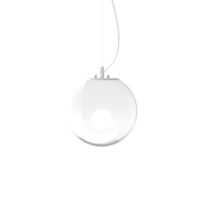Ideal Lux Mapa Clear 20Cm Globe Pendant Ceiling Light Opal from B&Q