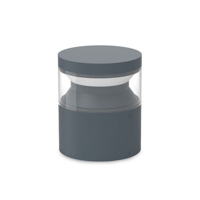 Ideal Lux Boeing 15Cm Led Outdoor Pedestal Light Anthracite 3000K Ip65 from B&Q