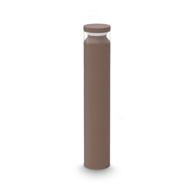 Ideal Lux Boeing 70Cm Led Outdoor Bollard Coffee 3000K Ip65 from B&Q