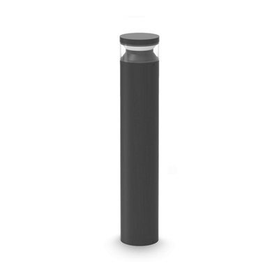 Ideal Lux Boeing 70Cm Led Outdoor Bollard Black 3000K Ip65 from B&Q