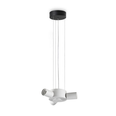 Luminosa Lighting Luminosa Set Up Multi Arm Pendant Ceiling Light Black 3X E27 from B&Q