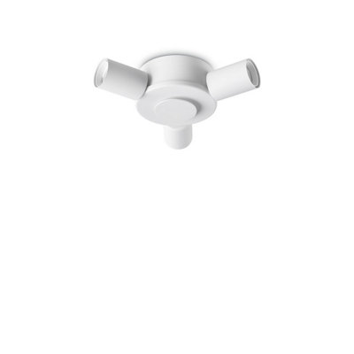 Luminosa Lighting Luminosa Set Up Multi Arm Semi Flush Ceiling Lamp White 3X E27 from B&Q