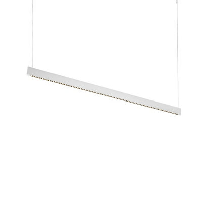 Ideal Lux Steel Accent Led Bar Pendant Ceiling Light White 3000K from B&Q