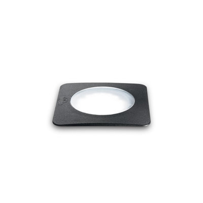 Luminosa Lighting Luminosa Way Square Outdoor Recessed Ground Light Black 1X Gx53 Ip67 from B&Q