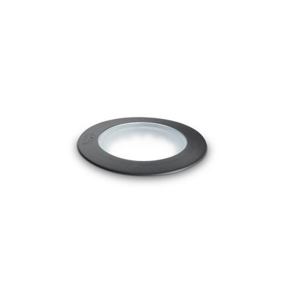Luminosa Lighting Luminosa Way Round Outdoor Recessed Ground Light Black 1X Gx53 Ip67 from B&Q