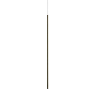 Luminosa Lighting Luminosa Look 100Cm Slim Pendant Ceiling Light Brass 1X Led 220Lm 3000K from B&Q