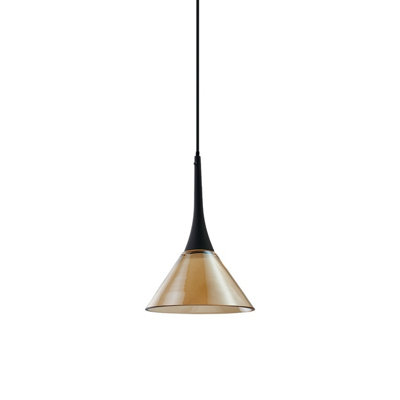 Luminosa Lighting Luminosa Cocktail Dome Pendant Ceiling Light Amber 1X Led 670Lm 3000K from B&Q