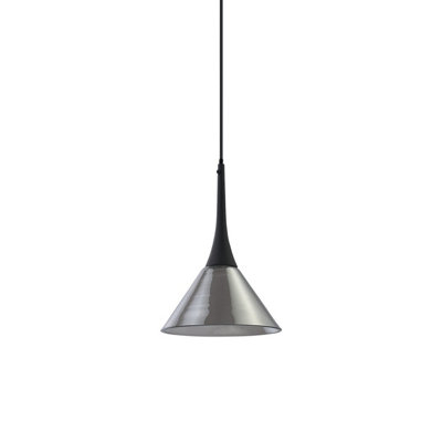 Luminosa Lighting Luminosa Cocktail Dome Pendant Ceiling Light Smoke 1X Led 670Lm 3000K from B&Q