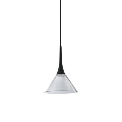 Luminosa Lighting Luminosa Cocktail Dome Pendant Ceiling Light Transparent 1X Led 670Lm 3000K from B&Q