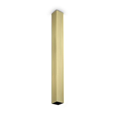 Luminosa Lighting Luminosa Look 75Cm Square Surface Mounted Downlight Brass 1X Gu10 from B&Q