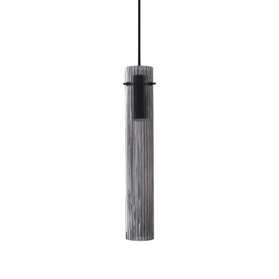 Luminosa Lighting Luminosa Flam Slim Pendant Ceiling Light Smoke Lined 1X Led 900Lm 3000K from B&Q