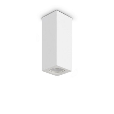 Luminosa Lighting Luminosa Look 20Cm Square Surface Mounted Downlight Plaster 1X Gu10 from B&Q