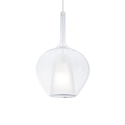 Netlighting Unisex Clear Kalique I Dome Pendant Ceiling Light Transparent 1X E27 In 28Cm - Image 4