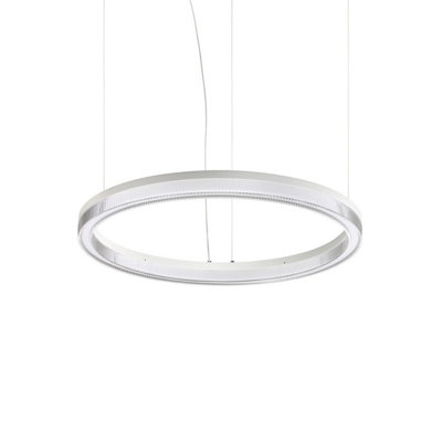 Luminosa Lighting Luminosa Crown 60Cm Integrated Led Pendant Ceiling Light White 3050Lm 3000K from B&Q