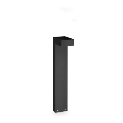 Luminosa Lighting Luminosa Sirio 60Cm Outdoor Bollard Black 1X Led 1100Lm 3000K Ip65 from B&Q