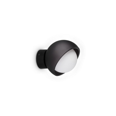 Luminosa Lighting Luminosa Bloom 12Cm Globe Wall Lights Black 1X G9 from B&Q