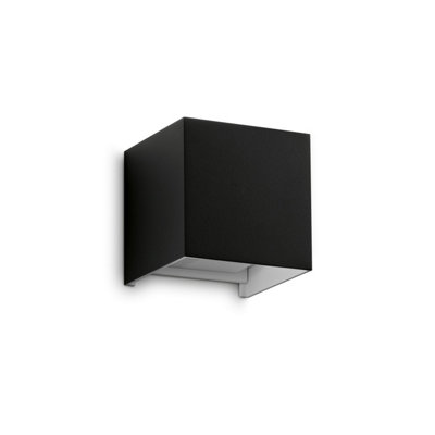 Luminosa Lighting Luminosa Atom 10Cm Outdoor Up Down Wall Lamp Black 2X Led 1200Lm 4000K Ip54 from B&Q