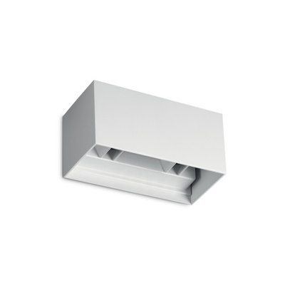 Luminosa Lighting Luminosa Atom 20Cm Outdoor Up Down Wall Lamp White 4X Led 2400Lm 4000K Ip54 from B&Q