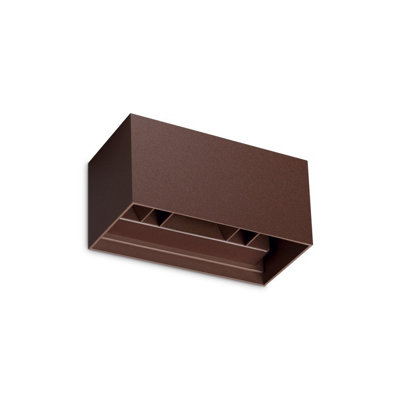 Luminosa Lighting Luminosa Atom 20Cm Outdoor Up Down Wall Lamp Coffee 4X Led 2400Lm 4000K Ip54 from B&Q