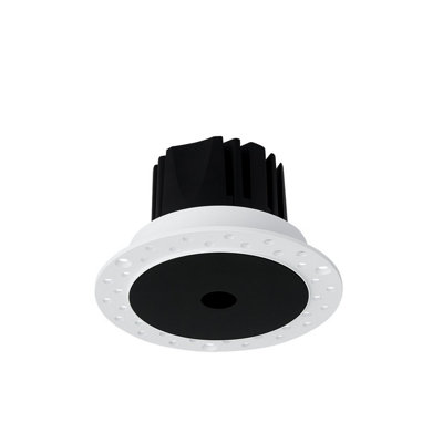 Luminosa Lighting Luminosa Infinity Trimless Recessed Downlight Black 1X Led 12W 1000Lm 3000K from B&Q
