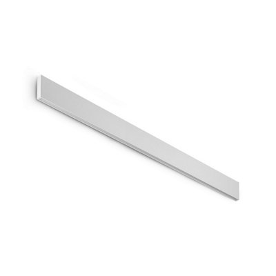 Luminosa Lighting Luminosa Steel Integrated Led Wall Lamp White 3800Lm 4000K Dimmable from B&Q