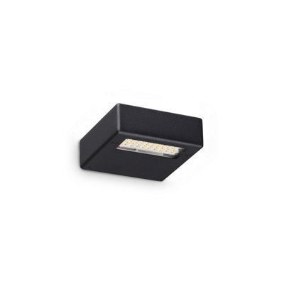 Luminosa Lighting Luminosa Tab Integrated Led Wall Lamp Black 2450Lm 3000K from B&Q