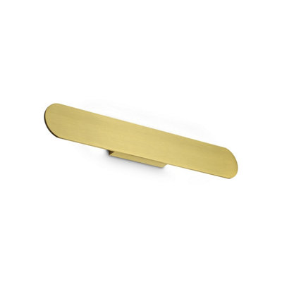 Luminosa Lighting Luminosa Zig Zag Oval Integrated Led Wall Lamp Brass 2350Lm 3000K from B&Q