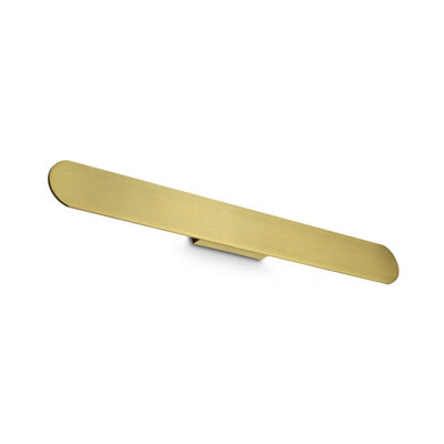Luminosa Lighting Luminosa Zig Zag Oval Integrated Led Wall Lamp Brass 3100Lm 3000K from B&Q