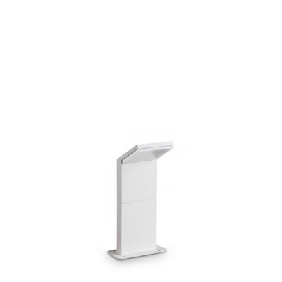 Luminosa Lighting Luminosa Style 30Cm Outdoor Pedestal Light White 1X Led 950Lm 3000K Ip54 from B&Q