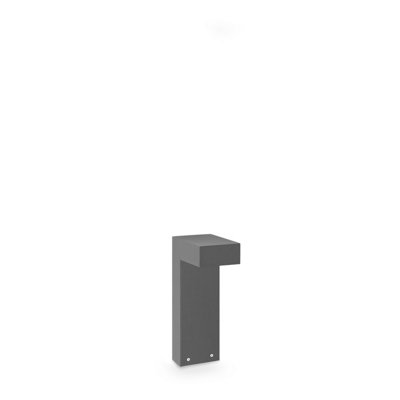 Luminosa Lighting Luminosa Sirio 30Cm Outdoor Pedestal Light Anthracite 1X Gx53 Ip65 from B&Q