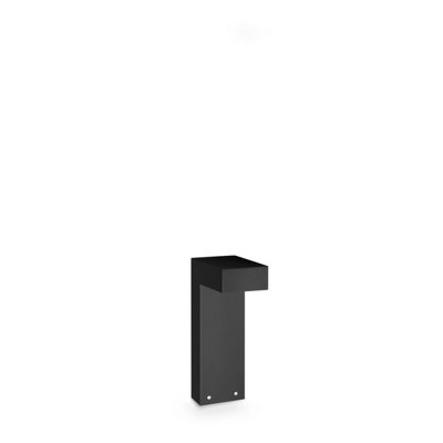 Luminosa Lighting Luminosa Sirio 30Cm Outdoor Pedestal Light Black 1X Gx53 Ip65 from B&Q