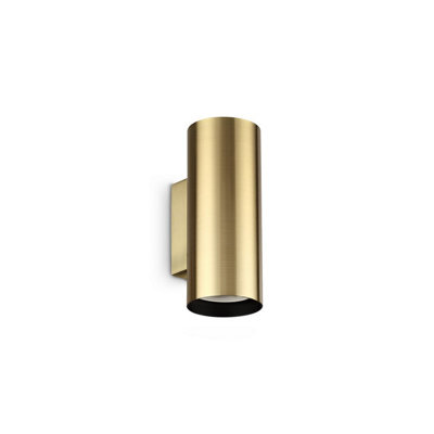 Luminosa Lighting Luminosa Look 15Cm Up & Down Wall Lamp Brass 2X Gu10 from B&Q