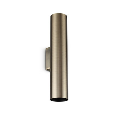 Luminosa Lighting Luminosa Look Up & Down Wall Lamp Burnished Brass 2X Gu10 from B&Q