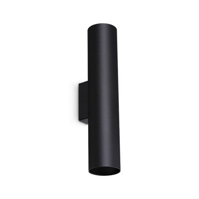 Luminosa Lighting Luminosa Look Up & Down Wall Lamp Black 2X Gu10 from B&Q