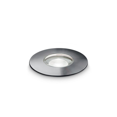 Luminosa Lighting Luminosa Rocket 9Cm Outdoor Recessed Ground Light Steel 1X Led 900Lm 3000K Ip67Driver Required from B&Q