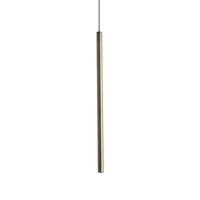 Luminosa Lighting Luminosa Look 40Cm Slim Pendant Ceiling Light Brass 1X Led 220Lm 3000K from B&Q