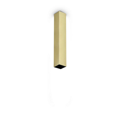 Luminosa Lighting Luminosa Look 40Cm Square Surface Mounted Downlight Brass 1X Gu10 from B&Q