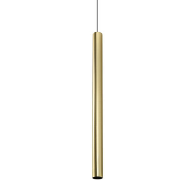 Luminosa Lighting Luminosa Look 100Cm Slim Pendant Ceiling Light Brass 1X Gu10 from B&Q