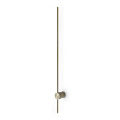 Luminosa Lighting Luminosa Essence Integrated Led Wall Lamp Brass 2150Lm 3000K from B&Q