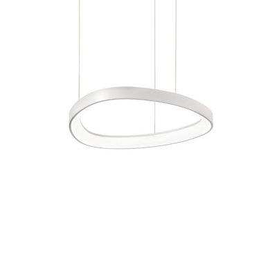 Luminosa Lighting Luminosa Gemini Integrated Led Pendant Ceiling Light White 4350Lm 4000K from B&Q