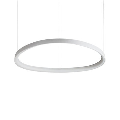Luminosa Lighting Luminosa Gemini Integrated Led Pendant Ceiling Light White 6600Lm 4000K from B&Q