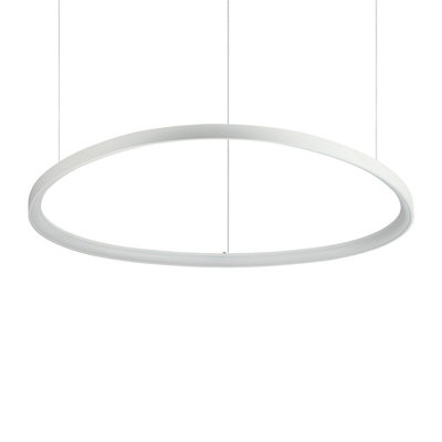 Luminosa Lighting Luminosa Gemini Integrated Led Pendant Ceiling Light White 9100Lm 4000K from B&Q