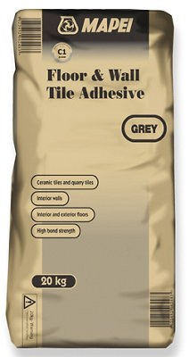 Mapei Grey Wall & Floor Tile Adhesive20Kg from B&Q