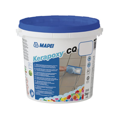 Mapei White Kerapoxy Cq 3 Kg Epoxy Grout And Adhesive 100 3Kg B&Q
