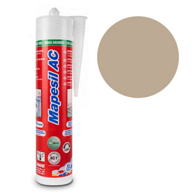Mapei Mapesil Ac Mould Resistant Silicone 133 Sand 310Ml from B&Q