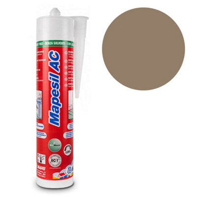 B&Q -  Mapesil Ac Mould Resistant Silicone 134 Silk 310Ml