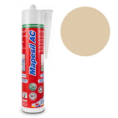 Mapei Mapesil Ac Mould Resistant Silicone 138 Almond 310Ml from B&Q